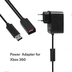 Adaptateur de c&acirc;ble d'alimentation USB pour Microsoft Xbox 360 Kinect Sensor Charger avec prise EU - Neuf