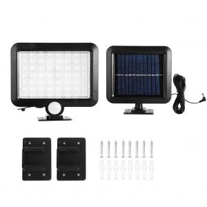 Lampe Solaire D'exterieur A 56 Led, Eclairage De Securite A Induction, Pour Allee De Jardin, Maison - Neuf