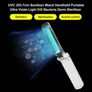Stérilisateur UV-C portable pour la maison, la voiture et la salle de bain | Ampoule de désinfection UV-C pliable | Élimine 99 % des germes, bactéries et virus - Neuf