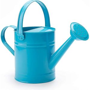 1,5 L (Ou 51 Oz) Arrosoir En Métal Bleu.Kids Kids Children Garden Outdoor Arrosage Bucket.Petit Équipement D'arrosage Intérieur Portable Avec Poudre Antirouille Coa - Neuf