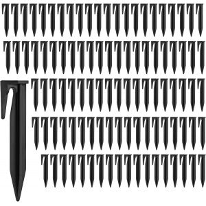 MEVRONISSHOP-Lot de 200 sardines pour Gardena, Worx, Bosch - C&acirc;ble de d&eacute;limitation - Ancrage de terre - Piquets - Accessoires - Neuf