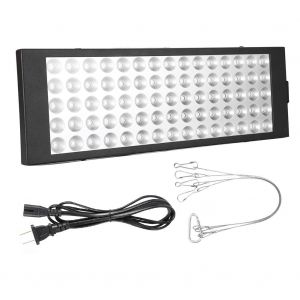 HJLIAN Lampe LED de croissance pour plantes d'interieur, prise americaine AC85-265 V, 15 W, spectre complet - Neuf