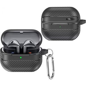 FUIW-Ecouteurs Bluetooth Étui Compatible Avec Samsung Galaxy Buds 3/Buds 3 Pro,Tpu Souple,Protection Intégrale À 360° Housse Compatible Avec Samsung Galaxy Buds 3/Buds 3 Pro.(Noir) - Neuf