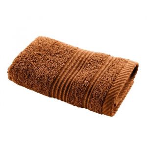 Serviette De Toilette Invite 30 X 50 Cm Tendresse Caramel - Neuf