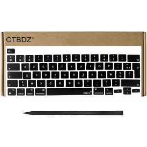 Capuchons de Touches de France keycaps Remplacement pour Clavier français AZERTY pour MacBook Pro 13,3"" A2338 M1 Fin 2020, A2338 M2 Fin 2021 - Neuf