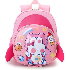 Sac à Dos Enfant Sac a Dos Maternelle Cartables Scolaires Maternelle Préscolaire Tout-Petits Sac à Dos Sacs d'école Filles Garçons Sacs Scolaires avec Sangle Anti-Perte Rose - Neuf