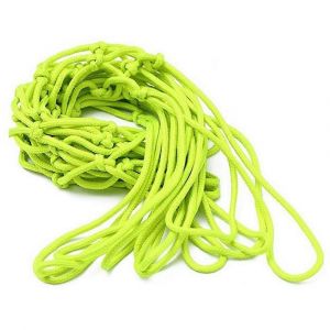 Oypfxmi Glow In The Dark Basketball Net Outdoor Duty Basketball Net Remplacement 12 Standard Size Night Pour L'école De Sport - Neuf