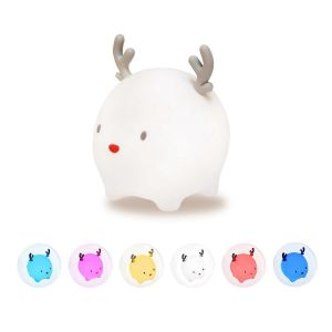 Veilleuse Enfants B&eacute;b&eacute; Pour Chambre De B&eacute;b&eacute;,Lampe De Chevet Tactile Dimmable,Veilleuse Led Blanc Chaud Avec Minuterie 30/60,Veilleuse Avec Chargement Usb,Nu - Neuf