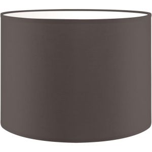 Moderne Abat-Jour Bling|Cylindre |25/25/19cm|Marron|Abat Jour Tissu|Pour Douille De Lampe E27|Abats-Jour Lampe De Table,Applique - Neuf