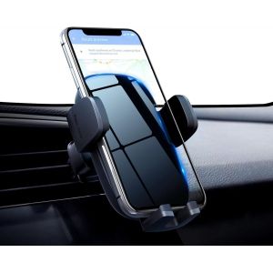 Porte / Support T&eacute;l&eacute;phone Avec Rotation &Agrave; 360 Degr&eacute;s Pour La Bouche D'a&eacute;ration De La Voiture Pour Iphone Samsung Et Autres Smartphones - Neuf