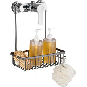 CMJAAGUR-Etagere Douche A Suspendre, Gris Etagere Douche Sans Percage, Etagere Salle De Bain Pour Le Gel Douche Et Le Shampooing[M231] - Neuf