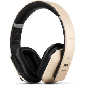Ep650 Casque Bluetooth Dor&eacute; Sans Fil 4.2 Aptx Low Latency Circum Auriculaire Avec Micro L&eacute;ger Pliable Confortable Nfc - Casque Audio Homme Femme Compatible Iphone Android Tv Ordinateur Sport - Neuf