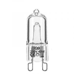 2pcs G9 Lumière De Four Résistant Aux Hautes Températures Lampe À Ampoule Halogène Durable Pour Réfrigérateurs Fours Ventilateurs 40w 500 Ampoule À Broches 230v - Neuf