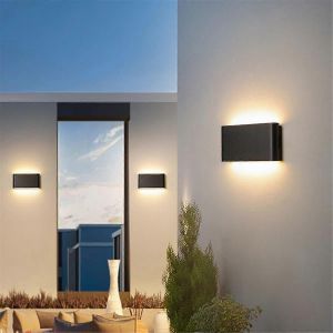 Applique Murale Led Luminaires Muraux Int&eacute;rieurs &Eacute;tanches Blanc M - Neuf