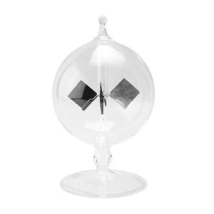 Solar Crookes Radiom&egrave;tre Moulin &agrave; vent en verre Jouet fait &agrave; la main pour la d&eacute;coration de la maison Cadeau Transparent js - Neuf