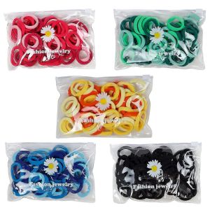 250 Pcs &Eacute;lastiques &Agrave; Cheveux Color&eacute;s Pour B&eacute;b&eacute;s Filles,&Eacute;lastiques En Caoutchouc,Accessoires Pour Cheveux Chouchous Doux Pour Petites Filles (Kui) - Neuf