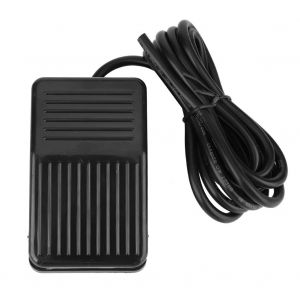 Pedale de commande momentanee antiderapante TFS-01 250 V CA 10 A, interrupteur noir (2 m) - Neuf