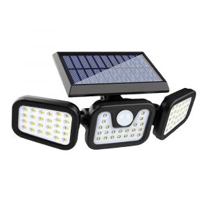 Lampes Solaires, Projecteurs R&eacute;glables, Spots Ext&eacute;rieurs Pour Porche, Jardin, Terrasse, Acc&egrave;s Garage - Neuf