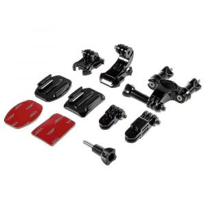 Kit d'accessoires GoPro d'extérieur 10 en 1 pour GoPro Hero 4/3+/3/2/1 SJ4000/SJ5000/SJ6000 Xiaomi Yi - Neuf