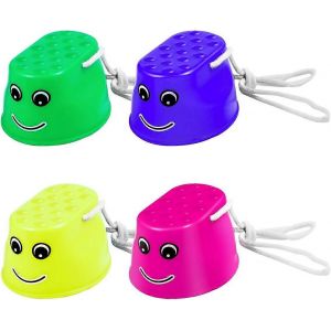 Plate-Forme Marche Échasses Enfants Seau Échasses Antidérapant Non Marquant Facile Stepper,4pcs - Neuf