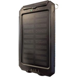 Banque D'alimentation Portable Enfichable,Chargeur Solaire De 10 000 Mah,Étanche Et Résistant Aux Chocs,Lampe Torche Double Et Boussole,Pour Téléphones Portables,Téléphones Et Appareils Mobiles - Neuf