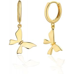 Boucles D'oreilles En Or Pour Femme-Perles Délicates-Boucles D'oreilles Pour Cartilage Huggie-Hypoallergéniques-Plaqué Or 18 Carats-Bijou Fantaisie Pour Femmes Et Filles.[X3505] - Neuf