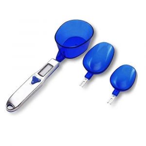 1 pice Cuillres mesurer bleues avec chelles de 0,1 g 500 g,balances alimentaires multifonctionnelles,balances pices - Neuf