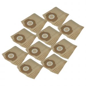 vhbw 50x Sacs compatible avec Bosch EasyVac 3 aspirateur - 19cm x 15,5cm marron - Neuf