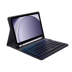 &Eacute;tui clavier Bluetooth pour Samsung Tab A9 SM-X110 X115 Noir - Neuf