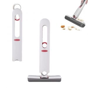 Balai-serpill&egrave;re portable &agrave; essorage automatique pour le nettoyage des vitres et des surfaces dans la cuisine, la salle de bain et les petits espaces - Neuf