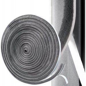 Joint Fenetre Isolation 9 Mm(B)X9mm(D) Joint À Brosse Autocollant Joint De Porte D'entrée,Joint Fenetrepour Lsolation Phonique Porte,Joint Brosse Adhesif Pour Volets Roulants (9mm(B)X9mm(D)/15m) - Neuf