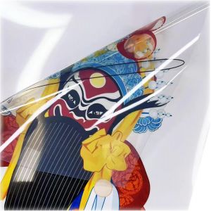 Checarzhn--No1-Lot De 40 Feuilles De Papier Autocollant En Vinyle Transparent Brillant A4 Pour Imprimante Laser Et Jet D'encre Pour Bricolage - Neuf