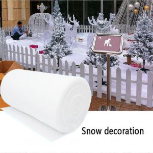 Noël Hiver Neige Artificielle Couvertures Décoration de Noël Fausse Neige Coton Tapis Rouleaux Neige Blanche Pour Ornements D'arbre De Noël - Neuf