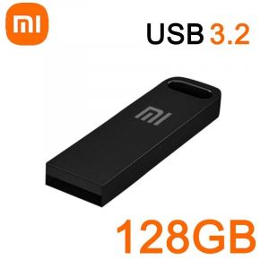 ORE-Xiaomi 2 to métal U disque USB Portable 3.2 clé USB haute vitesse TypeC clé mémoire étanche SSD stockage PC téléphone transfert de données--gun color 128GB - Neuf
