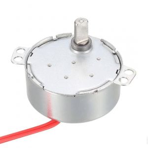 Moteur synchrone &agrave; engrenages m&eacute;talliques, 12 V CA, 5-6 tr/min, 50-60 Hz, rotation horaire/antihoraire, 4 W, pour four &agrave; micro-ondes - Neuf