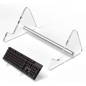 ChenQuanSarl-Supports De Clavier &Agrave; 1 Niveau, Support D'Affichage En Acrylique Pour Clavier M&eacute;canique, Support De Clavier En Acrylique Transparent, Support Pour Claviers De Jeu (1 Pi&egrave;ce) - Neuf
