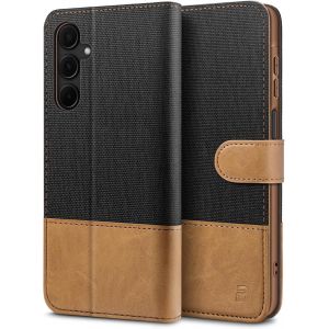 JGD-Coque pour Samsung A16 5G, Etui pour Samsung Galaxy A16 5G Housse en Cuir de Protection, Portefeuille en Cuir Polyur&eacute;thane, Crochet, Pochette pour Monnaie, Fermeture Magn&eacute;tique, Noir - Neuf