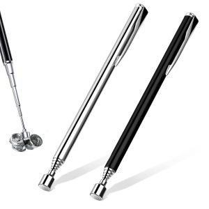 KALANKA-Lot de 2 aimants t&eacute;lescopiques extensibles - Jusqu'&agrave; 64 cm - En acier inoxydable - Pour cl&eacute;s, pi&egrave;ces de monnaie, vis, cl&eacute;s - Pi&egrave;ces m&eacute;talliques - Neuf