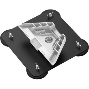 VornixorSarlshop-Mini support satellite en m&eacute;tal, housse de protection pour toit de voiture, support magn&eacute;tique, base blanche, 4 aimants, rotation &agrave; 360 degr&eacute;s, gestion universelle des c&acirc;bles - Neuf