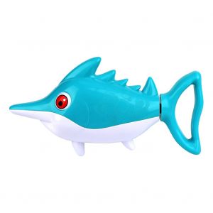 Jouet De Bain Pour Enfants, Joli Poisson De Dessin Anime, Pulverisant De L'eau, Pour La Plage (Bleu) - Neuf