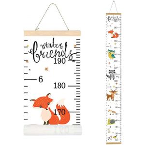 Tableau De Croissance De L'enfant,Tableau De Hauteur De B&eacute;b&eacute; R&egrave;gle Murale Pour Enfants Chambre &Agrave; Coucher Chambre D'enfant D&eacute;coration Murale Amovible 79 '' * 7.9 - Neuf