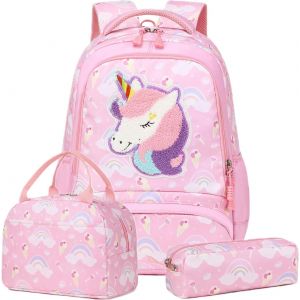 CHECARZHN--NO1-Cartable Fille Primaire Sac À Dos Enfant Sac À Dos Fille Cartable Scolaire Fille Sacs Scolaires, Cartables Et Trousses - Neuf