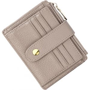 RFCBC-Homme Femme Porte Carte de Credit Cuir RFID Blocage Portefeuille Cuir Petit, Porte Carte Slim avec Poche à Monnaie, Petit Porte Monnaie Cuir avec 9 Emplacements de Carte - Neuf