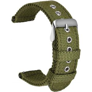 Kal-Nylon Bracelet Montre Haute Qualité Bracelet Montre Armée Militaire - 18mm, 20mm, 22mm, 24mm Montre Bracelet Avec Acier Inoxydable Boucle - Neuf