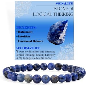 Eryi-Bracelet De Perles Pour Femmes 6mm En Semi-Précieux Naturel Élastique Élastique Cristal Bijoux Cadeaux De Yoga - Neuf