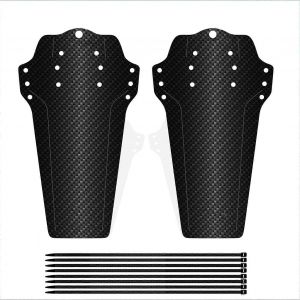 2 Pcs Bike Fenders Mountain Road Bike Mudguards Avant Arri&egrave;re Universel Accessoires De V&eacute;lo Type De Fibre De Carbone - Neuf