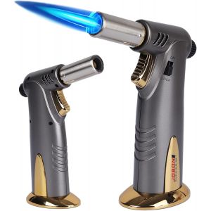 Letnerny-Chalumeau Chalumeau Au Butane, Flamme Réglable Pour Briquets, Verrou De Sécurité Pour La Cuisson De La Crème Brûlée, Les Desserts Et La Cuisson Briquet Au Butane - Neuf