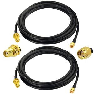 SMA Male &agrave; Femelle C&acirc;ble 3 m, 2 Pi&egrave;ce Adaptateur RG174 C&acirc;ble Coxial Rallonge pour Antenne &Eacute;quipement SDR Radio HAM, Routeur Mobile Gateway Modem, 3G 4G LTE, R&eacute;cepteur ADS-B WLAN d'Extension - Neuf