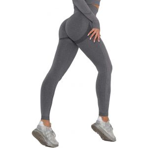 Push Up Legging Sport Femme Anti Cellulite Pantalon Compression Yoga Pants Butt Lift Legging Taille Haute Fitness Gym Jogging Running Course Exercice - Neuf