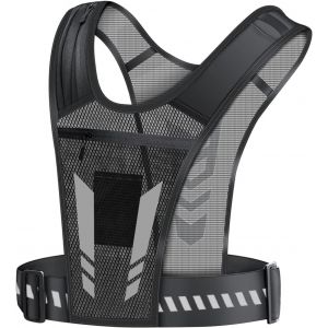 Subzonal-Running Vest Support De Téléphone Portable, Support De Téléphone Portable D'épaule Réfléchissant, Entraînement Respirant Gilet De Course Réfléchissant Sport Jogging Ceinture Réglable - Neuf